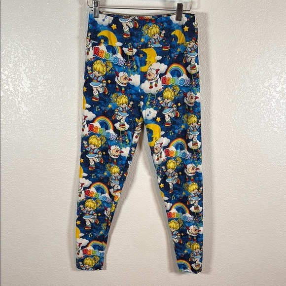 My Lala Rainbow Brite Printed Leggings One Size - Picture 1 of 7